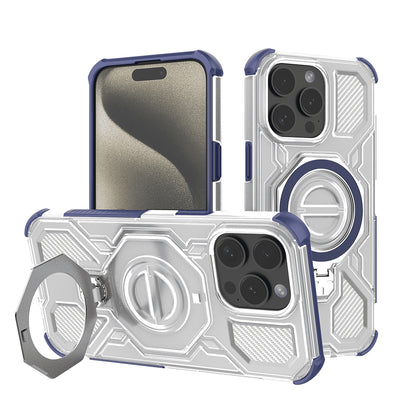Fodral för Apple iPhone 15 Pro Max, Techsuit, Carbon Shield Pro, Blå