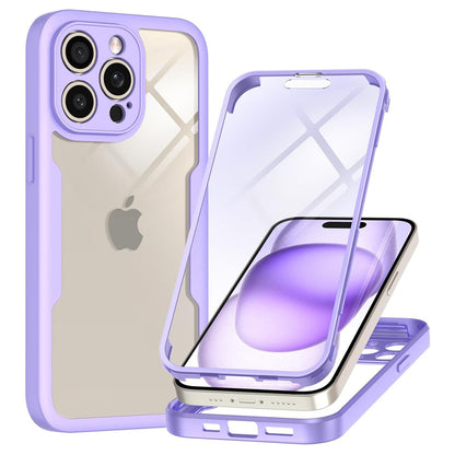 Fodral för Apple iPhone 15 Pro Max, Techsuit, ColorVerse 360, Lila