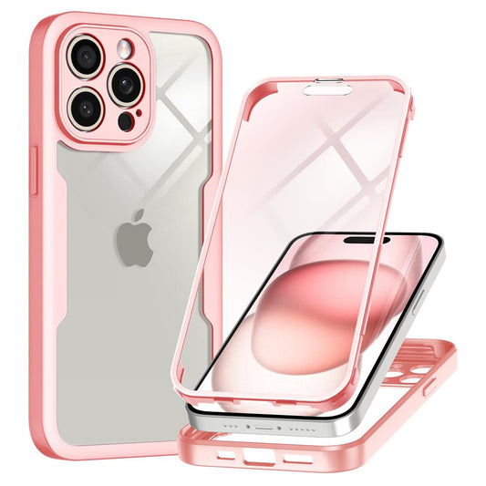Fodral för Apple iPhone 15 Pro Max, Techsuit, ColorVerse 360, Rosa
