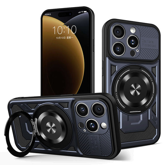 Fodral för Apple iPhone 15 Pro Max, Techsuit, RuggedCam, Blå