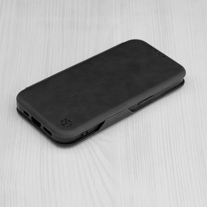 Fodral för Apple iPhone 15 Pro Max, Techsuit, Safe Wallet Plus, Svart