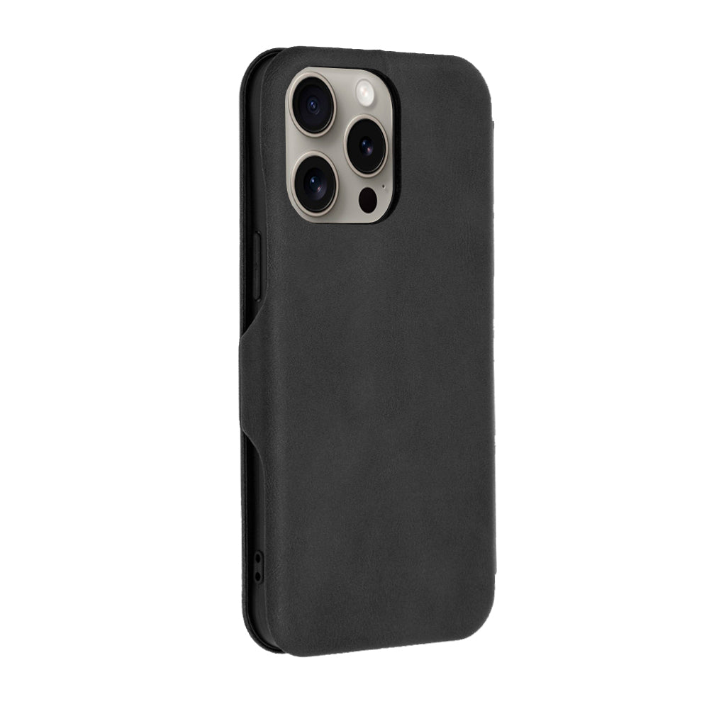 Fodral för Apple iPhone 15 Pro Max, Techsuit, Safe Wallet Plus, Svart