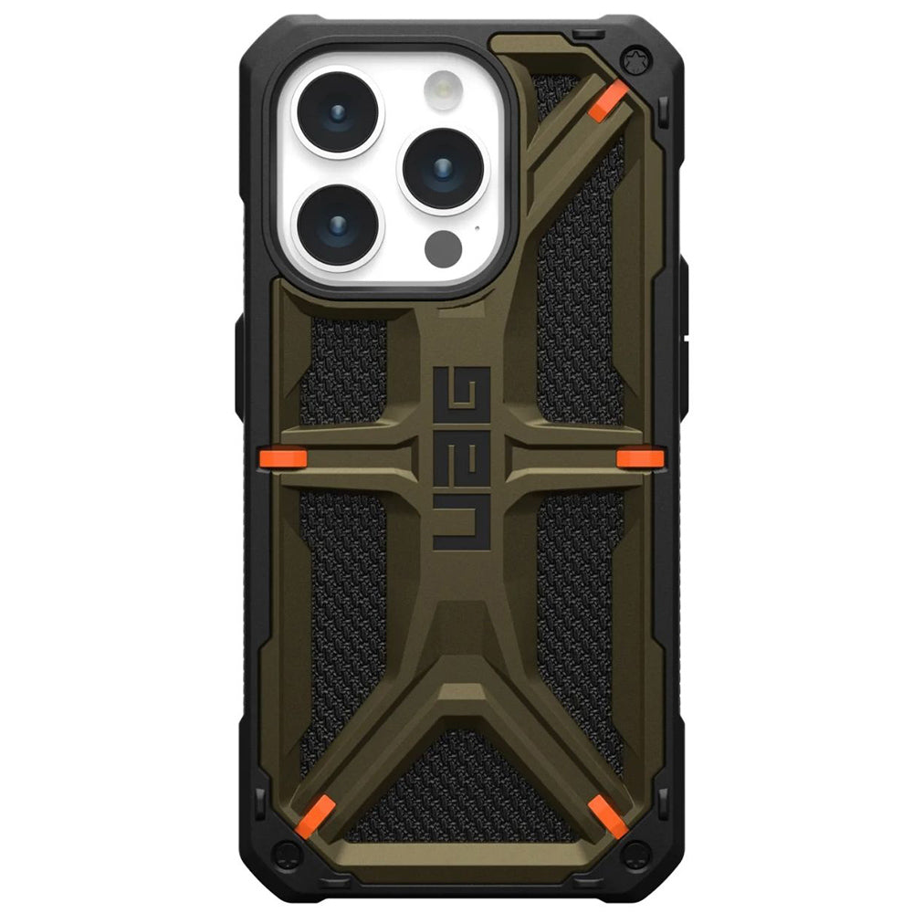 Fodral för Apple iPhone 15 Pro Max, Urban Armor Gear, Monarch Kevlar, Grön
