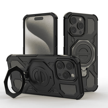 Fodral för Apple iPhone 15 Pro, Techsuit, Carbon Shield Pro, Svart