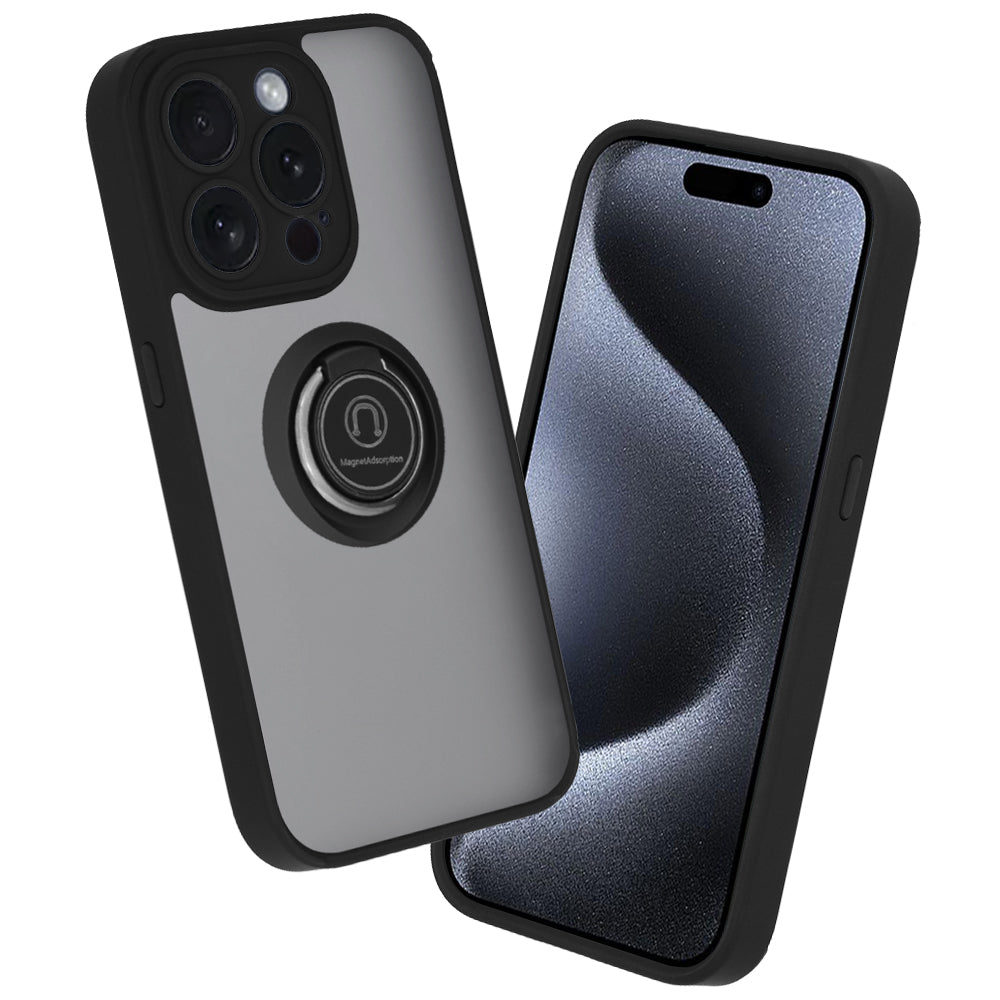 Fodral för Apple iPhone 15 Pro, Techsuit, Glinth, Svart