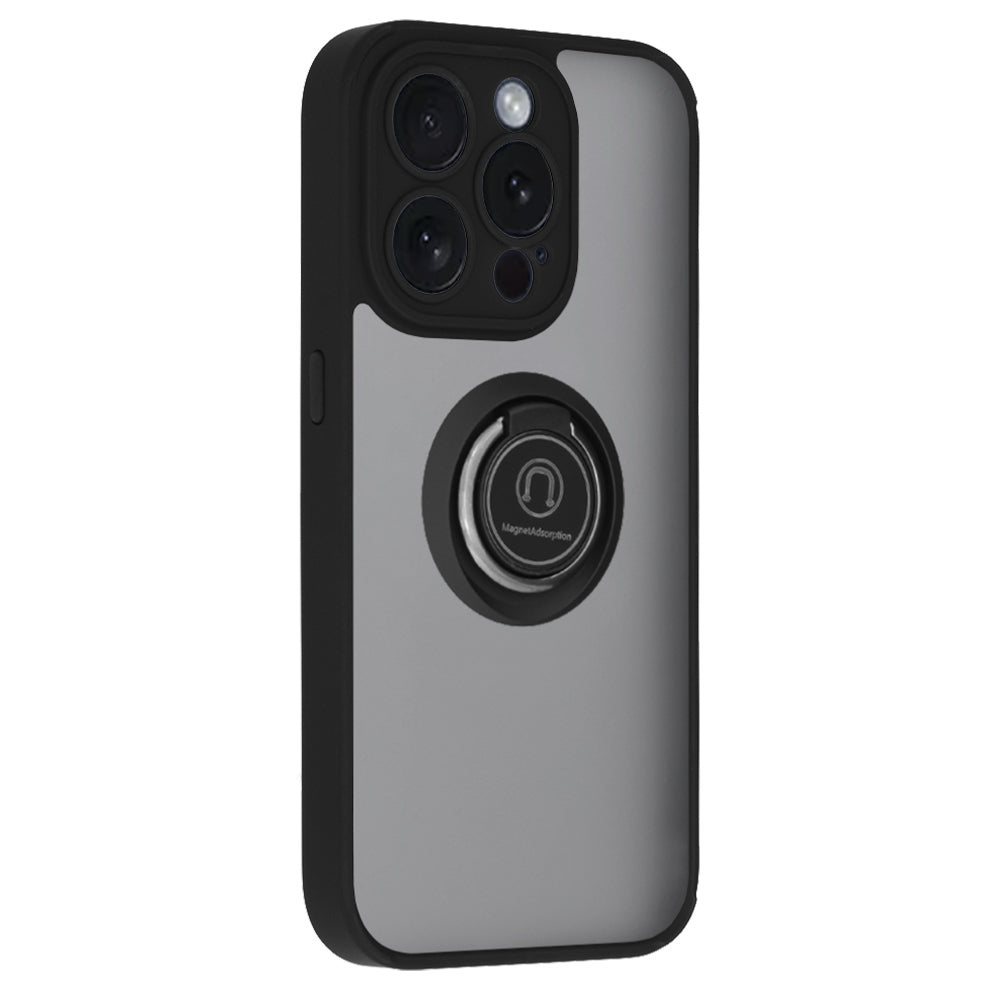 Fodral för Apple iPhone 15 Pro, Techsuit, Glinth, Svart