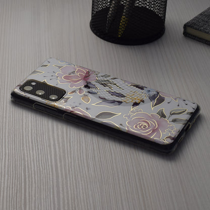 Fodral för Apple iPhone 15 Pro, Techsuit, Marble, Vit
