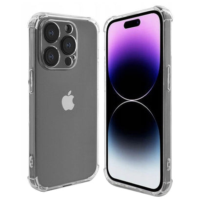 Fodral för Apple iPhone 15 Pro, Techsuit, Stötsäker Klar, Transparent