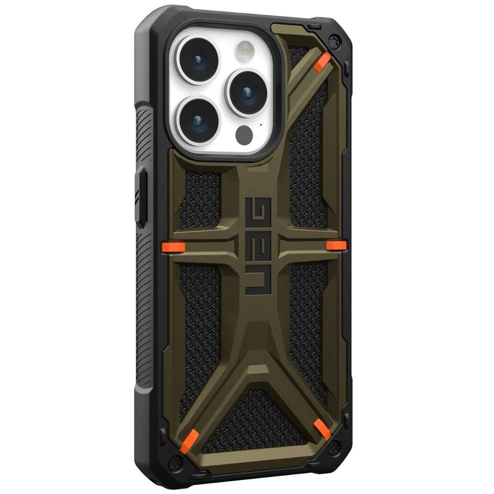 Fodral för Apple iPhone 15 Pro, Urban Armor Gear, Monarch Kevlar, Grön