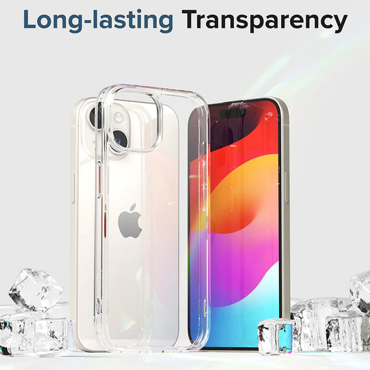 Fodral för Apple iPhone 15, Ringke, Fusion, Transparent