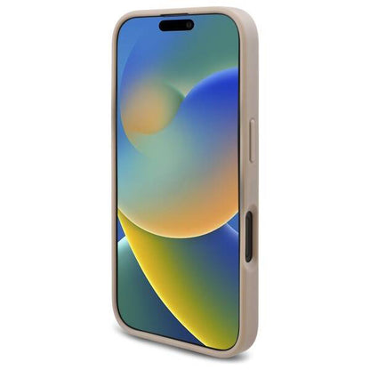 Skyddsfodral för Apple iPhone 16, Guess, 4G Triangle Logo, Vit