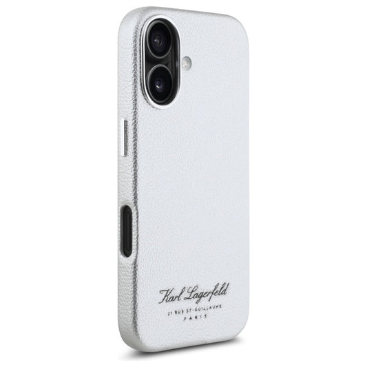 Skyddsfodral för Apple iPhone 16, Karl Lagerfeld, RSG, Grå