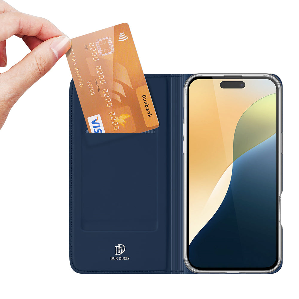 Fodral för Apple iPhone 16 Plus, DUX DUCIS, Skin Pro, Svart