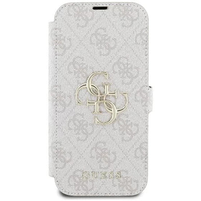 Fodral för Apple iPhone 16 Plus, Guess, 4G Book, Rosa