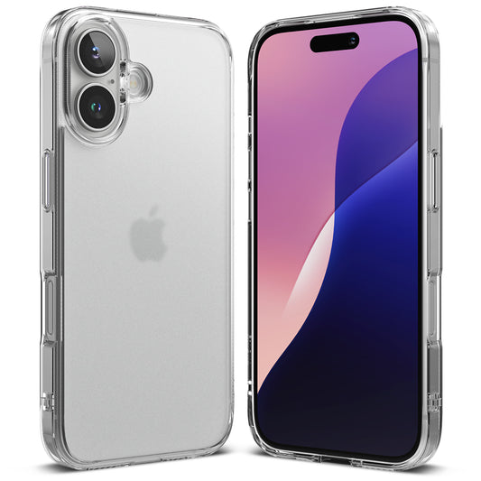 Fodral för Apple iPhone 16 Plus, Ringke, Fusion, Matt Transparent