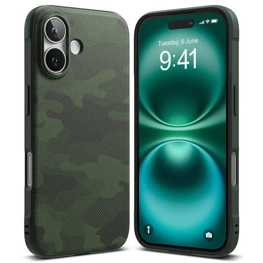 Fodral för Apple iPhone 16 Plus, Ringke, Onyx Design, Grön