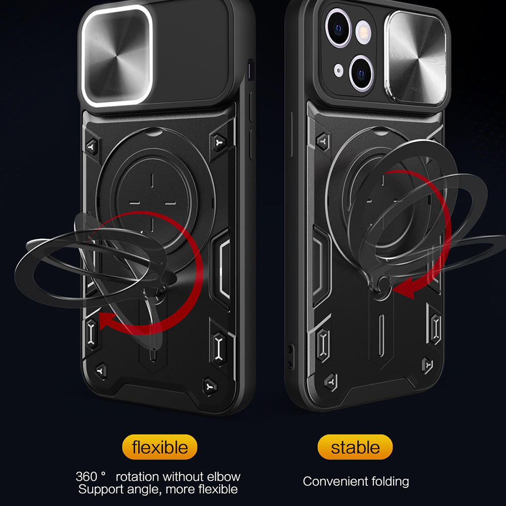 Fodral för Apple iPhone 16 Plus, Techsuit, CamGuard Pro, Blå