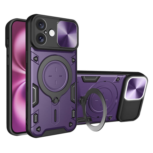 Fodral för Apple iPhone 16 Plus, Techsuit, CamGuard Pro, Lila