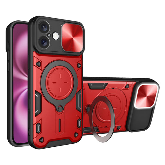 Fodral för Apple iPhone 16 Plus, Techsuit, CamGuard Pro, Röd