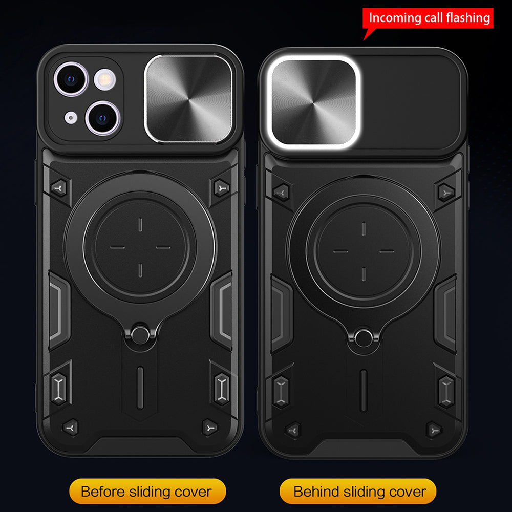 Fodral för Apple iPhone 16 Plus, Techsuit, CamGuard Pro, Röd
