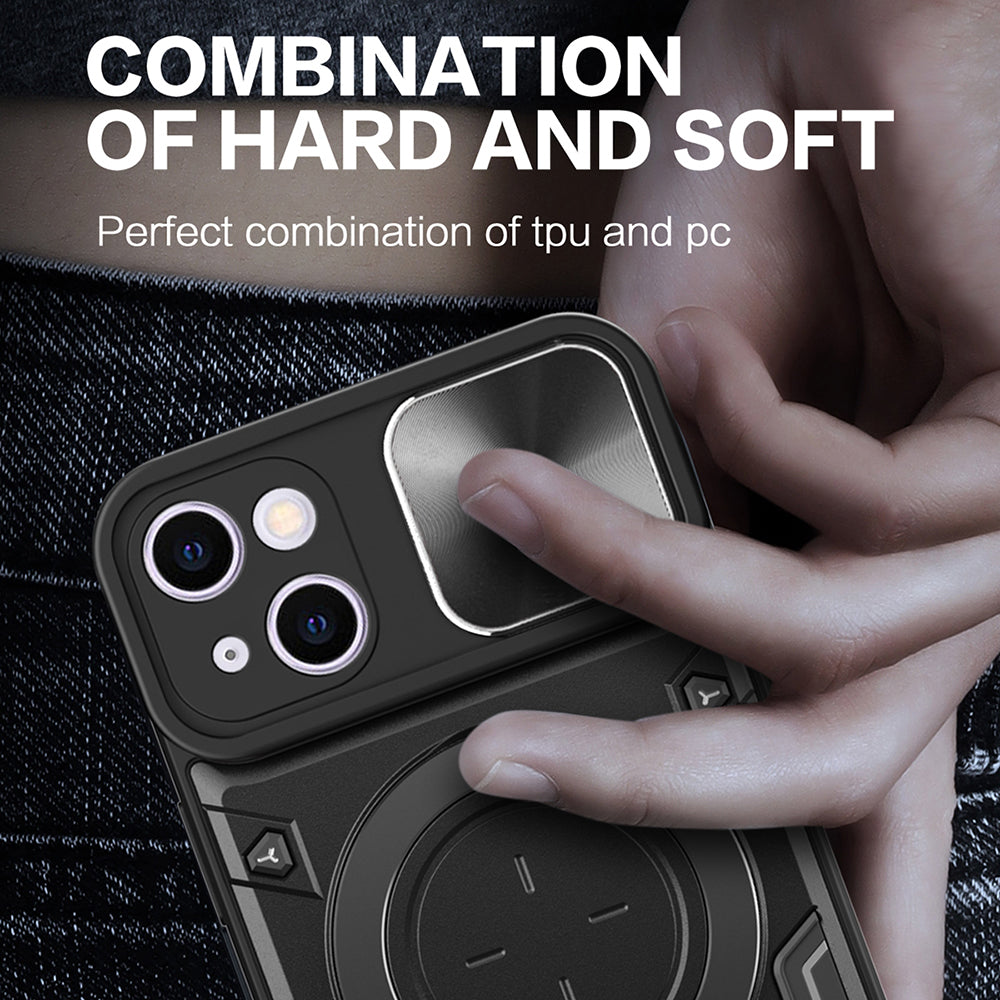 Fodral för Apple iPhone 16 Plus, Techsuit, CamGuard Pro, Röd