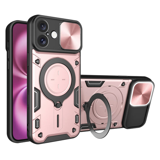 Fodral för Apple iPhone 16 Plus, Techsuit, CamGuard Pro, Roséguld