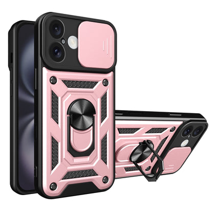 Fodral för Apple iPhone 16 Plus, Techsuit, CamShield, Rosa