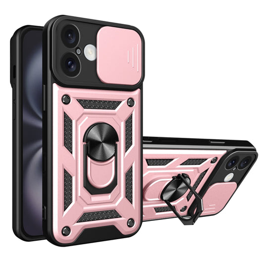Fodral för Apple iPhone 16 Plus, Techsuit, CamShield, Rosa