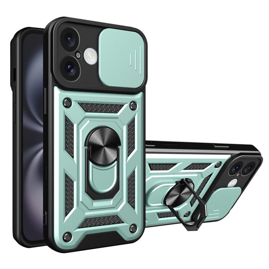Fodral för Apple iPhone 16 Plus, Techsuit, CamShield, Grön