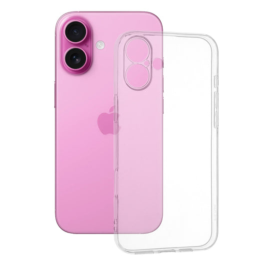 Fodral för Apple iPhone 16 Plus, Techsuit, Klar, Transparent