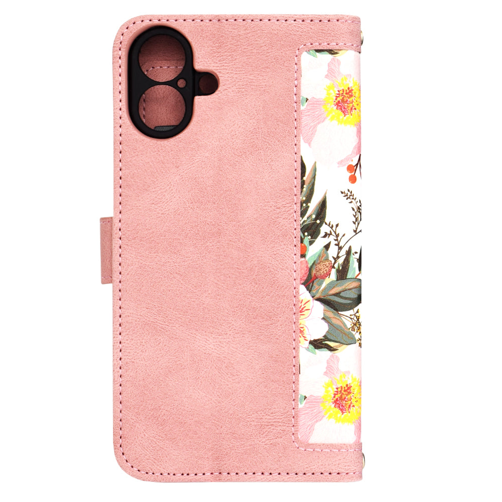 Fodral för Apple iPhone 16 Plus, Techsuit, FlipCraft, Rosa