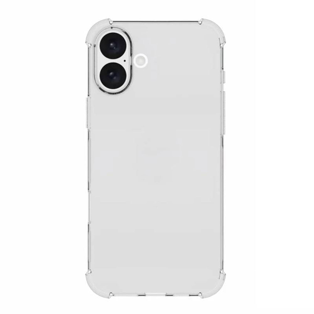Fodral för Apple iPhone 16 Plus, Techsuit, Stötsäker Klar (Stort Objektivhål), Transparent