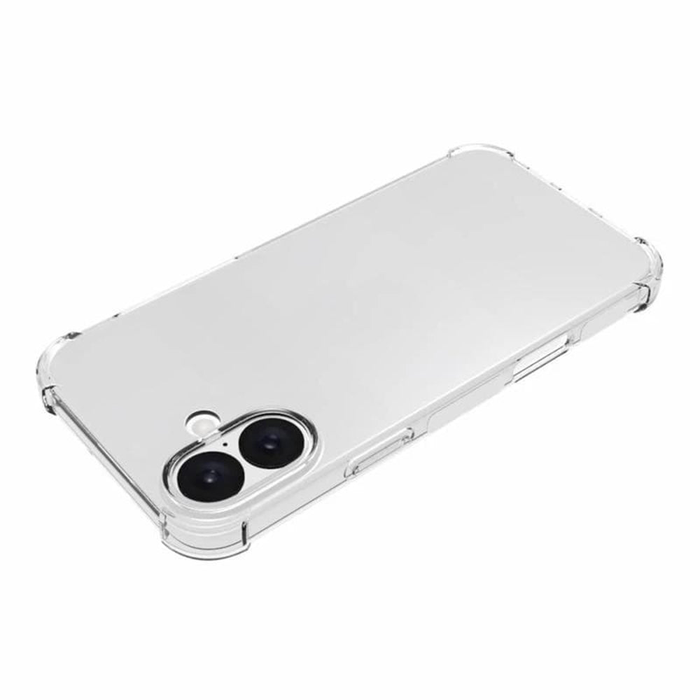Fodral för Apple iPhone 16 Plus, Techsuit, Stötsäker Klar (Stort Objektivhål), Transparent