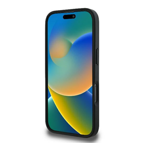 Fodral för Apple iPhone 16 Pro, Karl Lagerfeld, Monogram Karl & Choupette's Heads, Svart