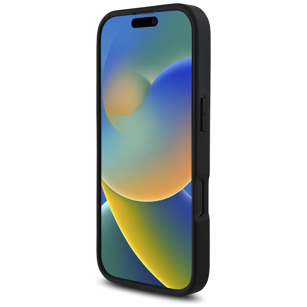 Fodral för Apple iPhone 16 Pro Max, Karl Lagerfeld, Grained Cardslots, Svart