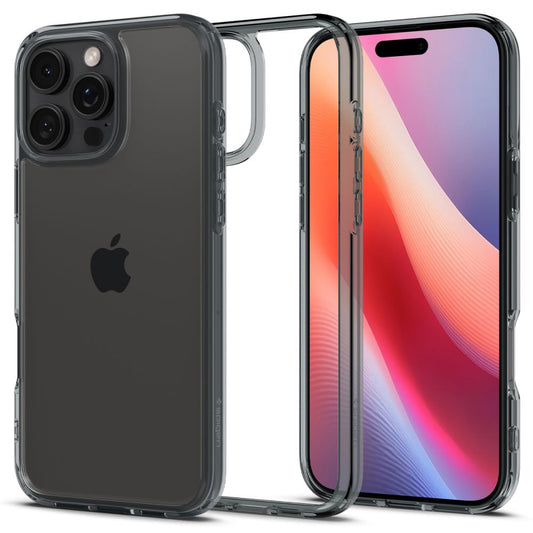 Skyddsfodral för Apple iPhone 16 Pro Max, Spigen, Ultra Hybrid, Rökfärgad ACS07994