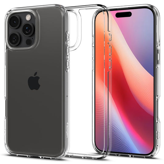 Skyddsfodral för Apple iPhone 16 Pro Max, Spigen, Ultra Hybrid, Transparent ACS07992