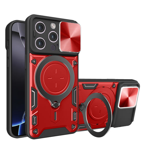 Fodral för Apple iPhone 16 Pro Max, Techsuit, CamGuard Pro, Röd