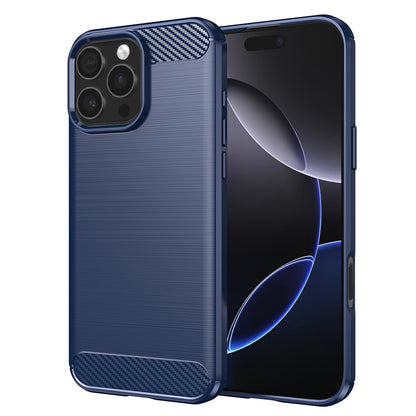 Fodral för Apple iPhone 16 Pro Max, Techsuit, Kolfiber, Blå