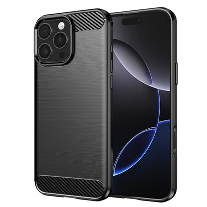 Fodral för Apple iPhone 16 Pro Max, Techsuit, Kolfiber, Svart