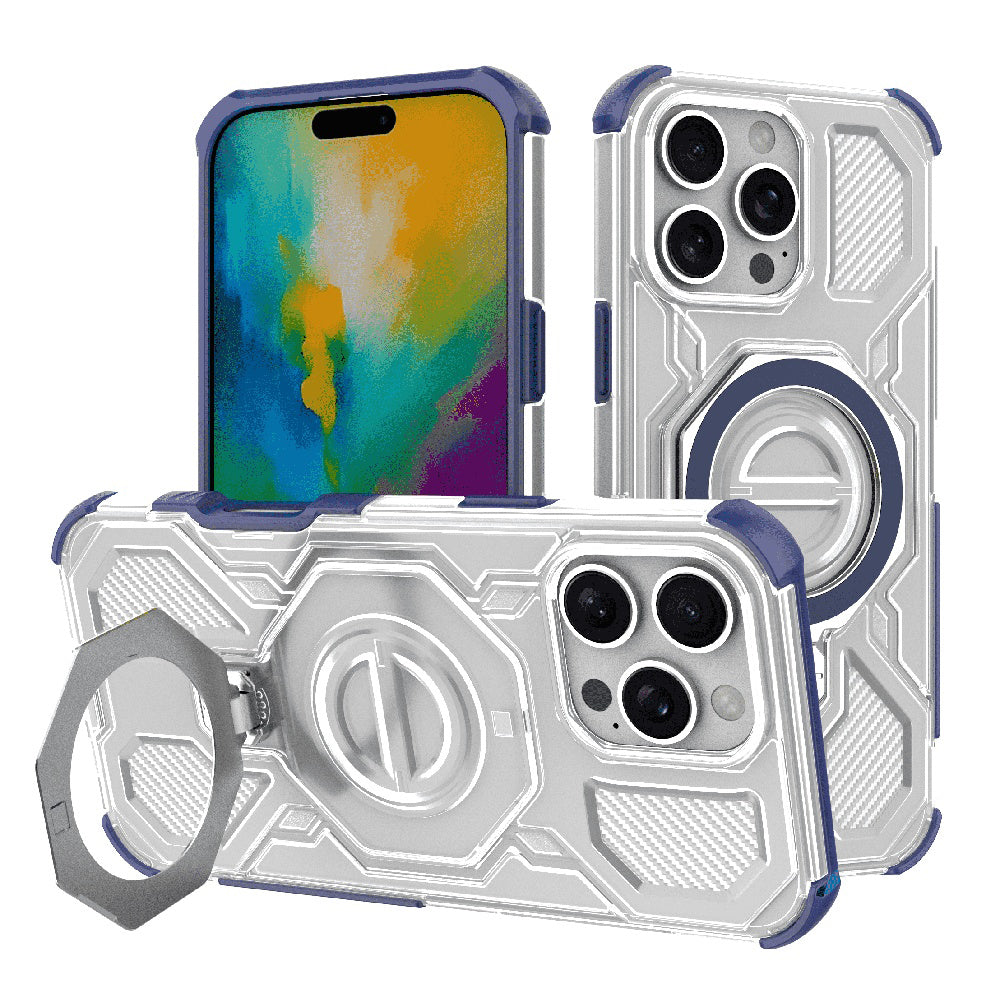 Case for Apple iPhone 16 Pro Max, Techsuit, Carbon Shield Pro, Blue