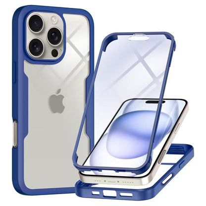 Fodral för Apple iPhone 16 Pro Max, Techsuit, ColorVerse 360, Blå