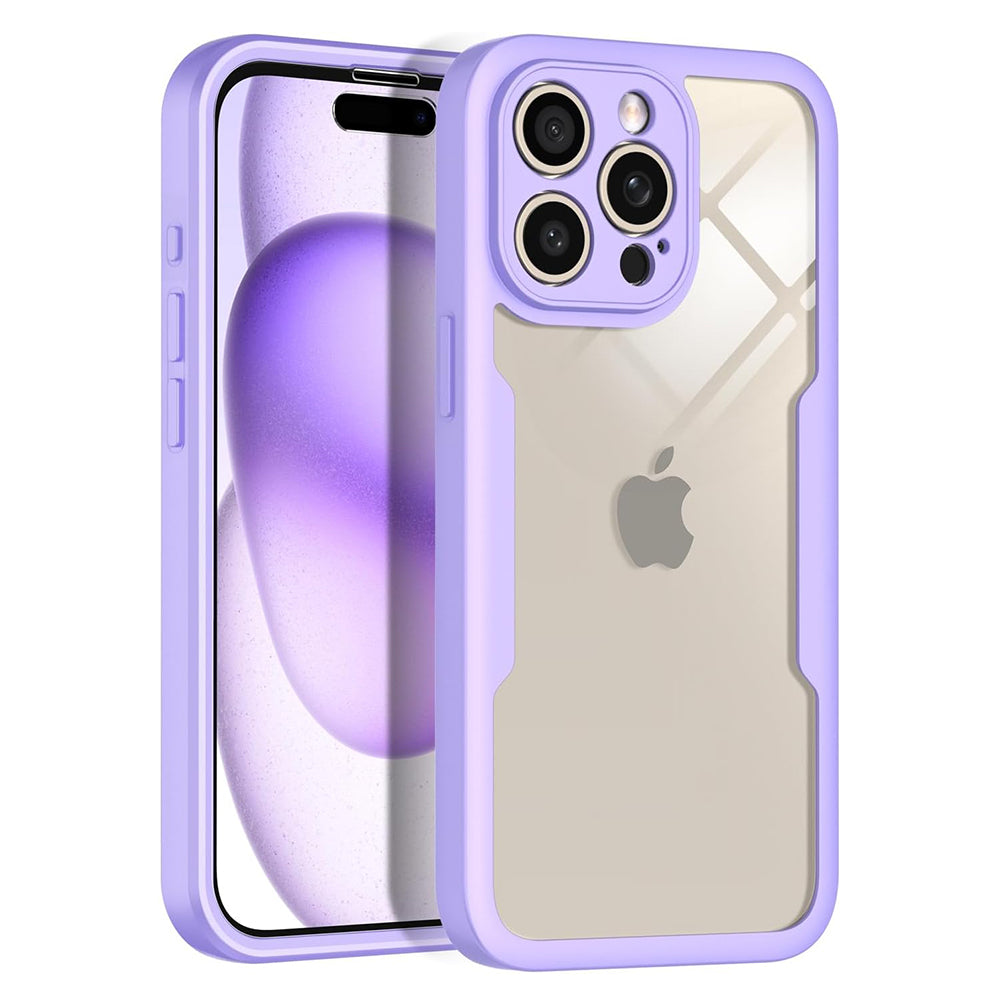 Fodral för Apple iPhone 16 Pro Max, Techsuit, ColorVerse 360, Lila