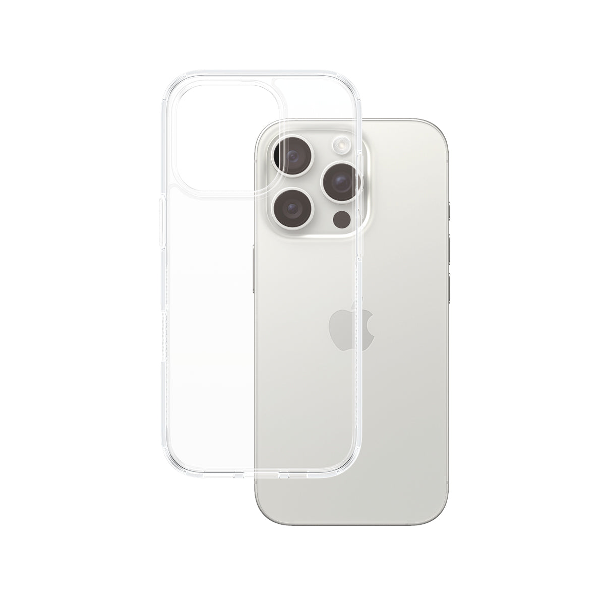 Skyddsfodral för Apple iPhone 16 Pro, PanzerGlass, HardCase, Transparent