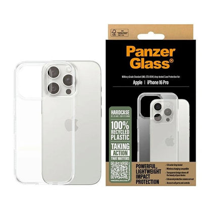 Skyddsfodral för Apple iPhone 16 Pro, PanzerGlass, HardCase, Transparent