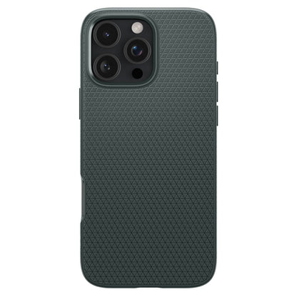 Skyddsfodral för Apple iPhone 16 Pro, Spigen, Liquid Air, Grön ACS08119