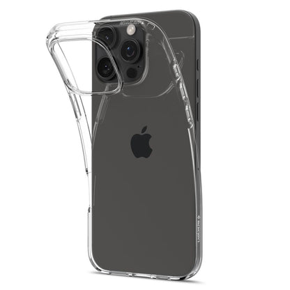 Skyddsfodral för Apple iPhone 16 Pro, Spigen, Liquid Crystal, Transparent ACS08112