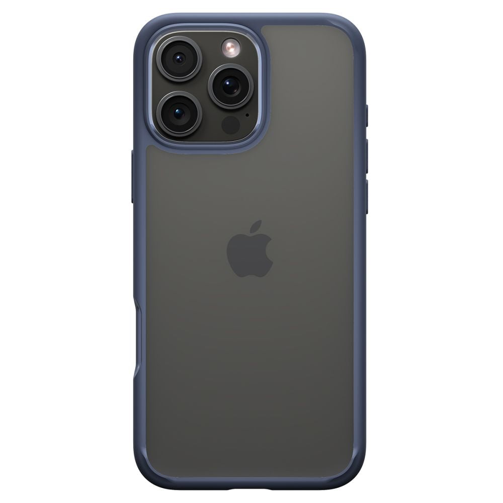 Skyddsfodral för Apple iPhone 16 Pro, Spigen, Ultra Hybrid, Marinblå ACS08126