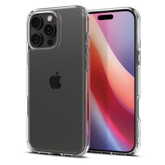 Skyddsfodral för Apple iPhone 16 Pro, Spigen, Ultra Hybrid, Transparent ACS08121