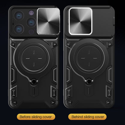 Fodral för Apple iPhone 16 Pro, Techsuit, CamGuard Pro, Röd